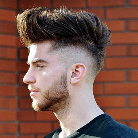 Mohawk com laterais raspadas